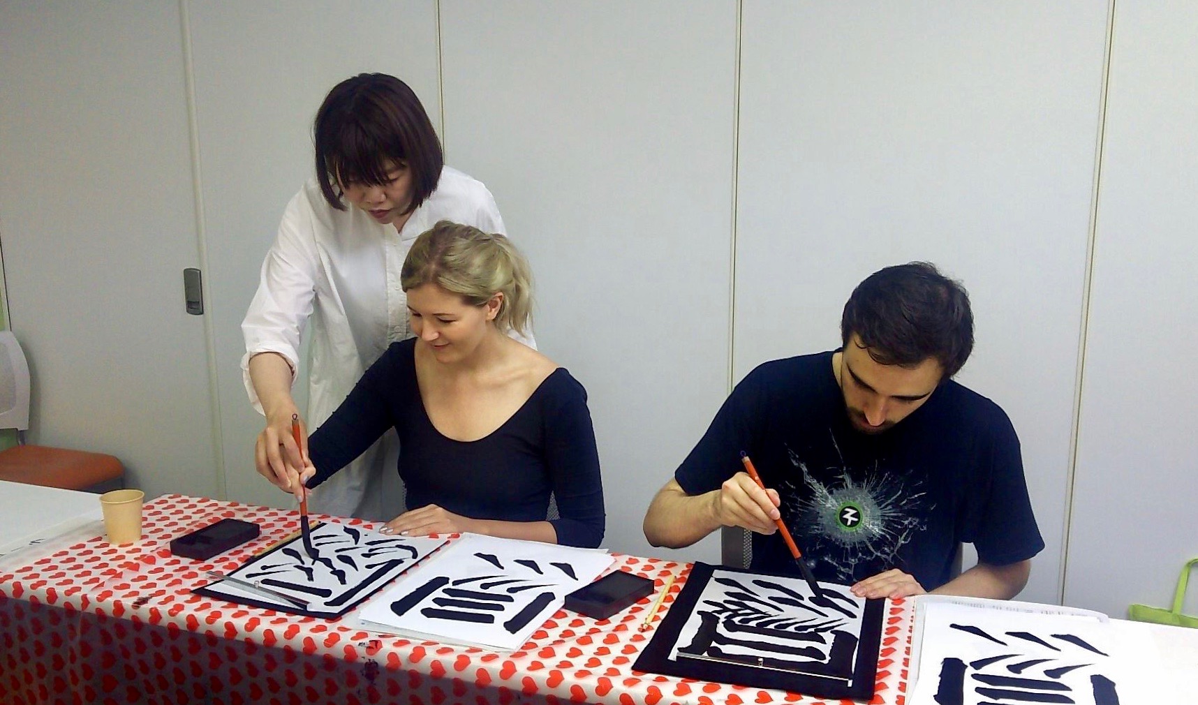 Coto Japanese Academy, calligraphy class, image, photo, picture