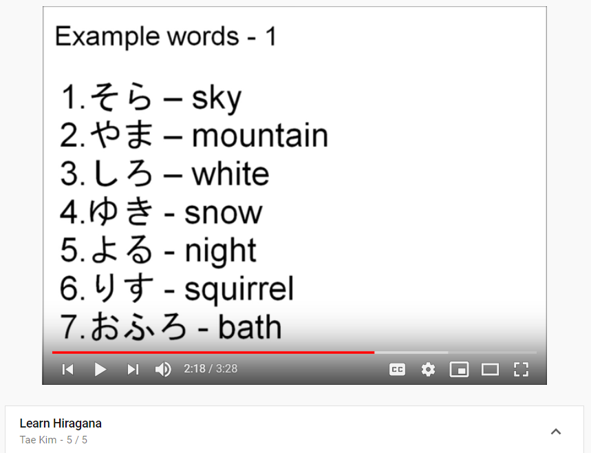 top 50 youtube channels to learn japanese - tae kim