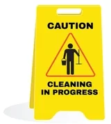 cleaning in progress sign in Japan