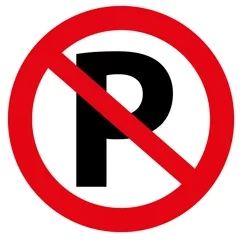 no parking sign in Japan