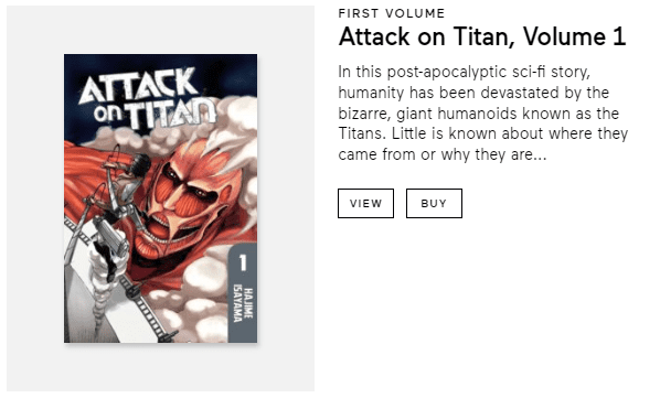 Attack on Titan Volume 1 (English/Japanese)