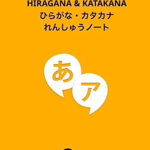 Hiragana katakana workbook