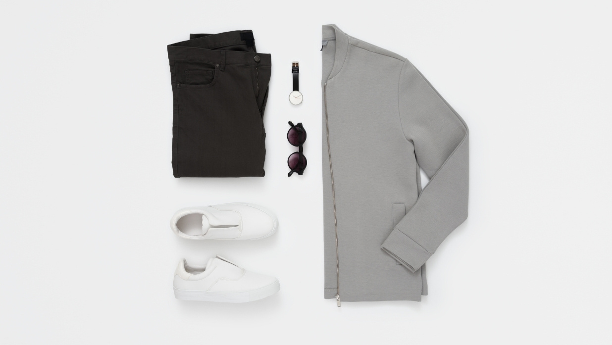 Outfit laid out to wear.