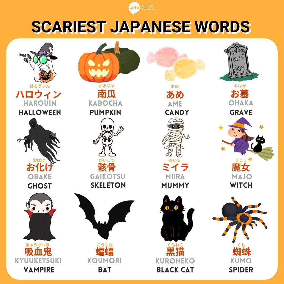 Halloween-Themed Japanese Vocabulary to Spook You Out - EduTravel Malaysia