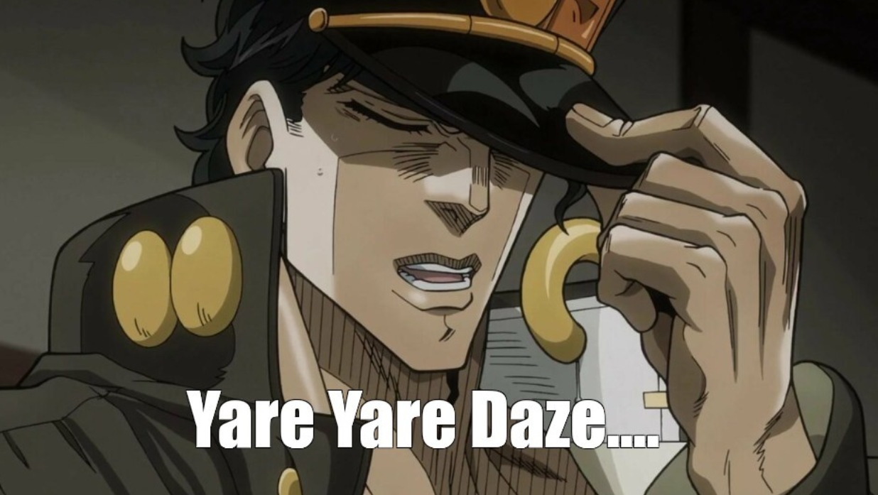 yare yare daze jojos bizarre adventure