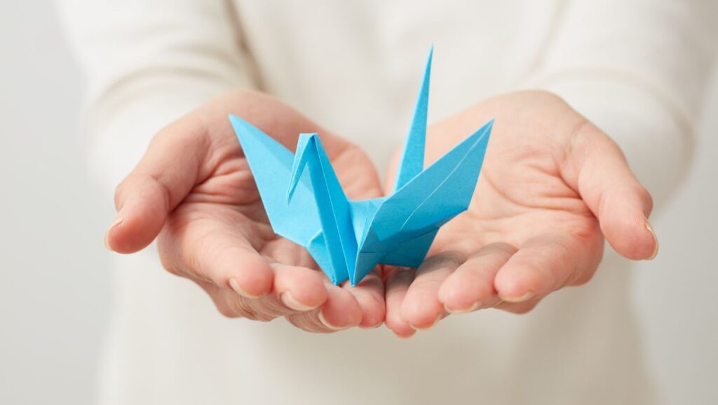 origami craft for japanese omiyage