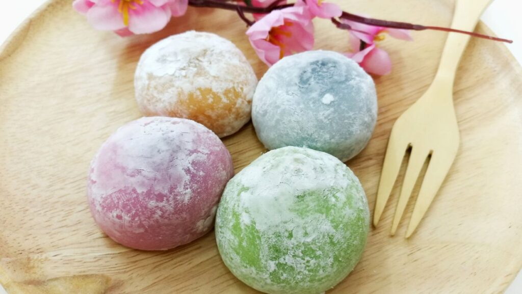 mochi as a japanese souvenir