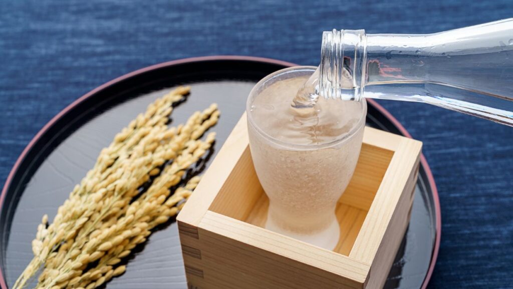 nihonshu or sake during the fall