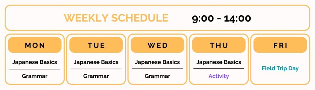 Kids Course Schedule Final