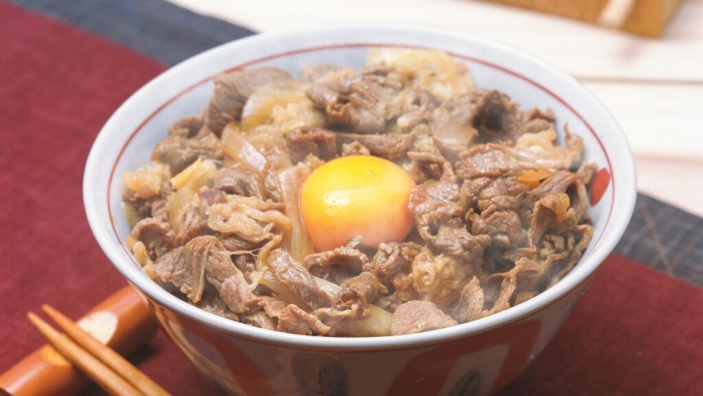 japanese culture shock image of a beef bowl