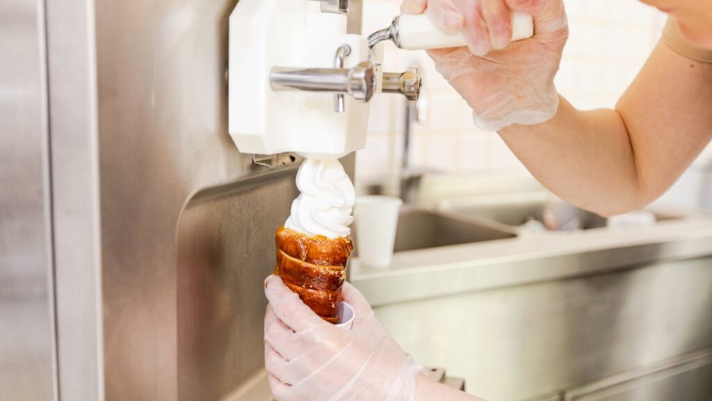 milk ice cream in japan