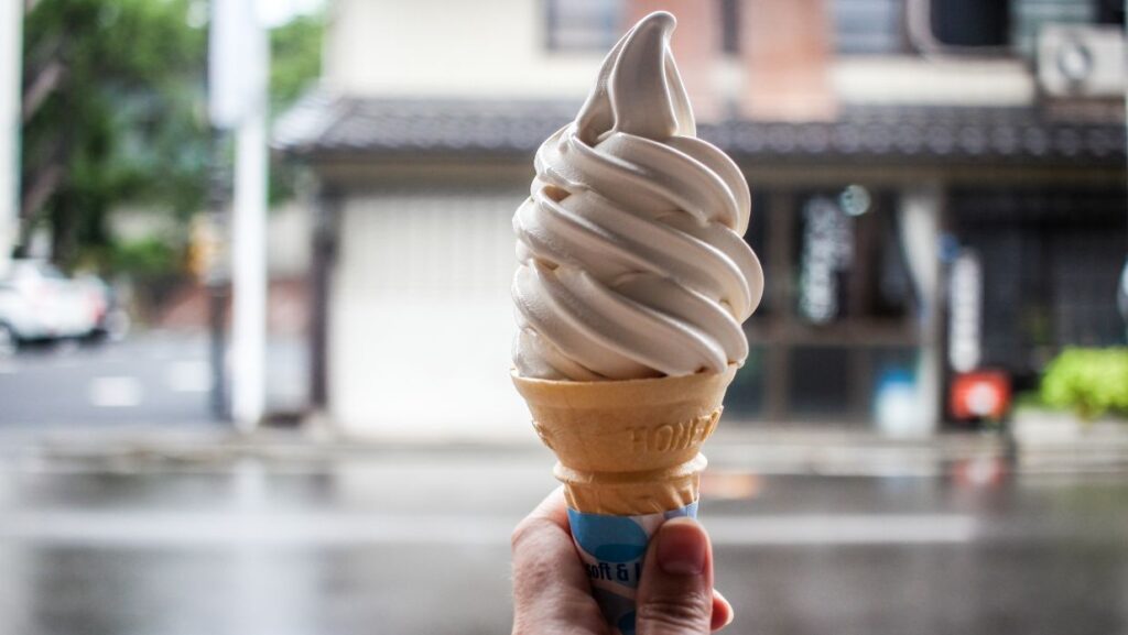 garlic ice cream