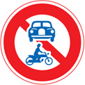 vehicle prohibited in japanese