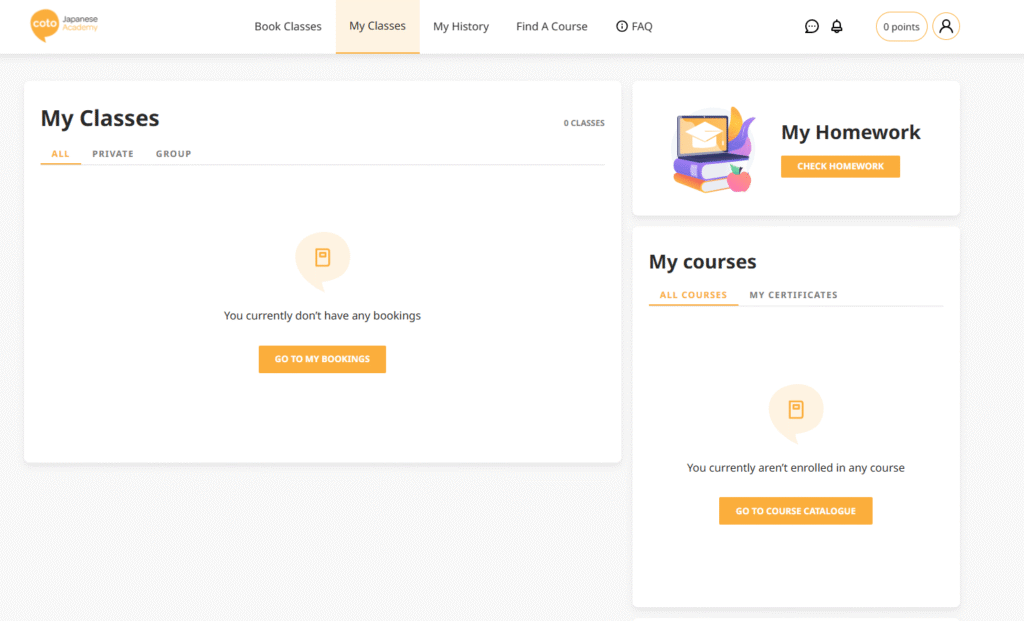 coto academy online