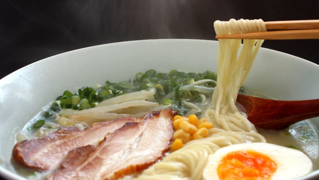 ramen during winter in japan
