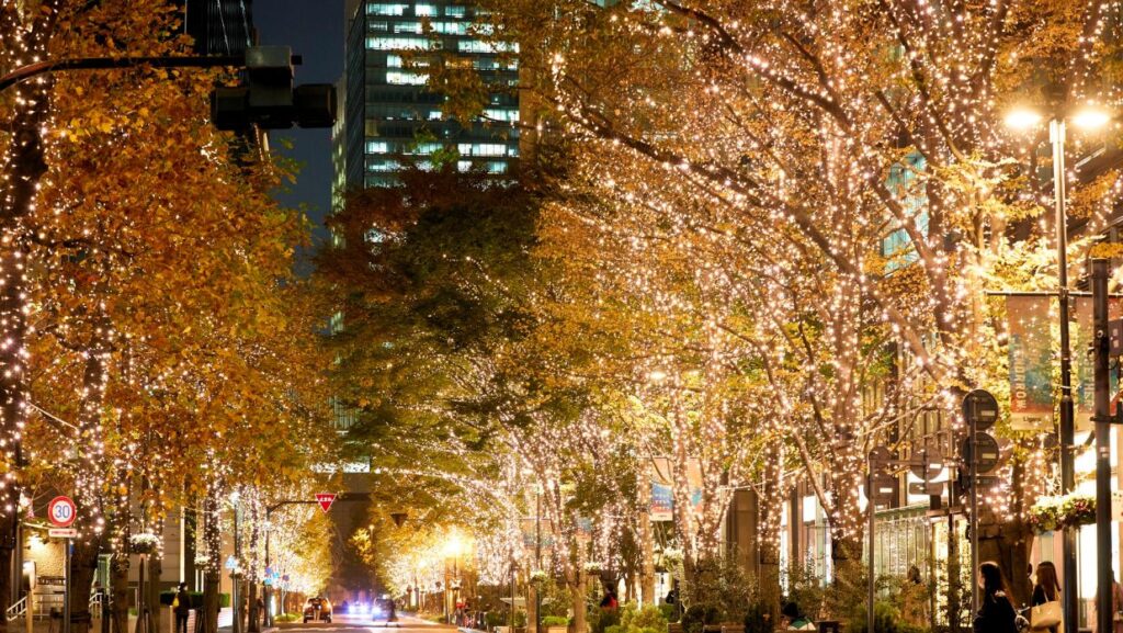 winter illumination japan