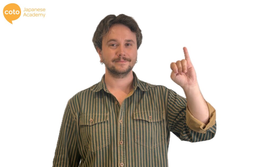 counting  with finger in japanese